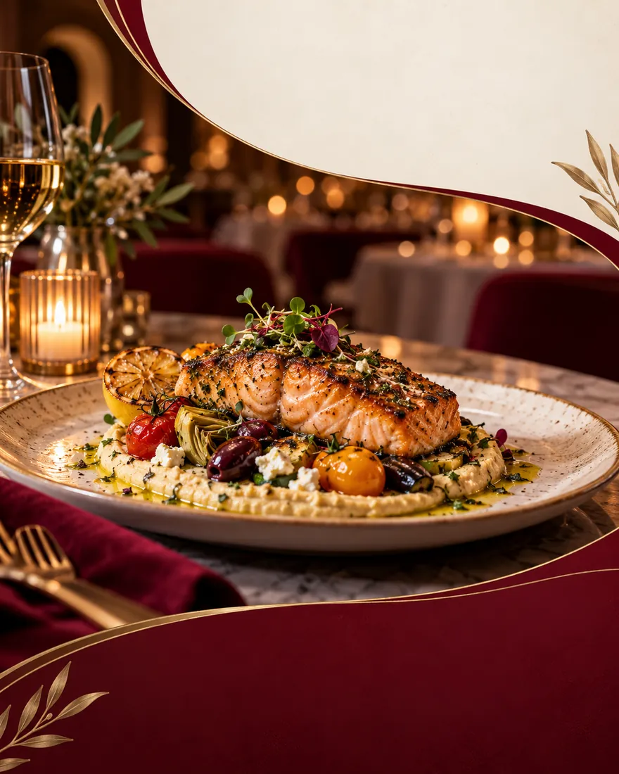 Fine Dining post design template for restaurants brands